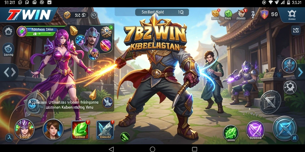 Tampilan aplikasi 77WIN yang intuitif dan mudah digunakan.