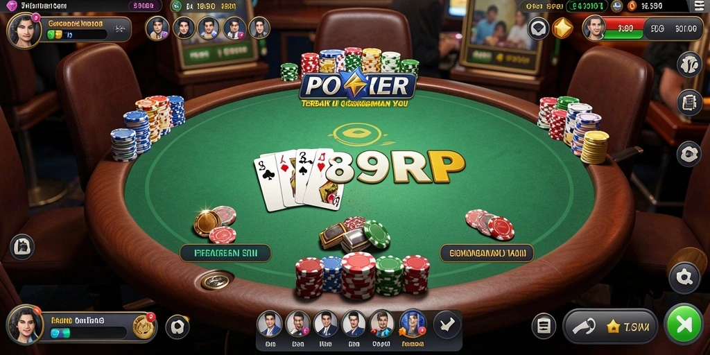 Tangkapan layar gameplay Poker 789RP yang mengasyikkan.