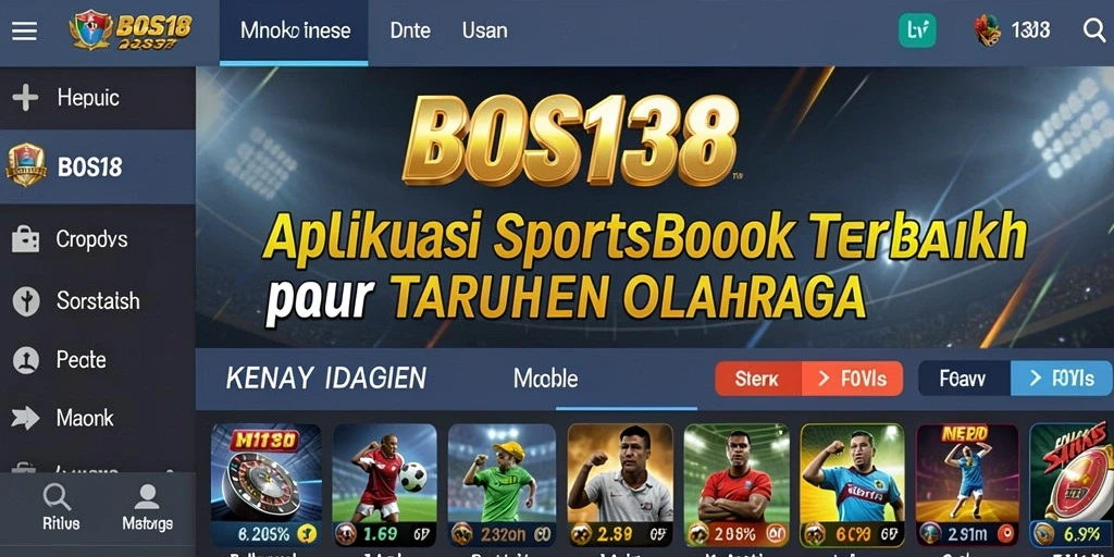 Screenshot gameplay BOS138 yang menampilkan berbagai pilihan taruhan.
