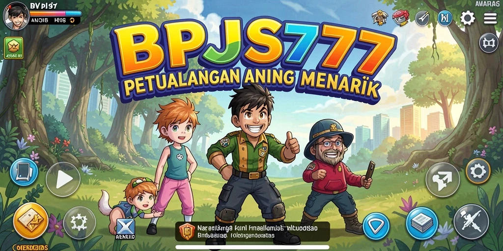 Tangkapan layar gameplay BPJS777 yang penuh aksi dan karakter anime.
