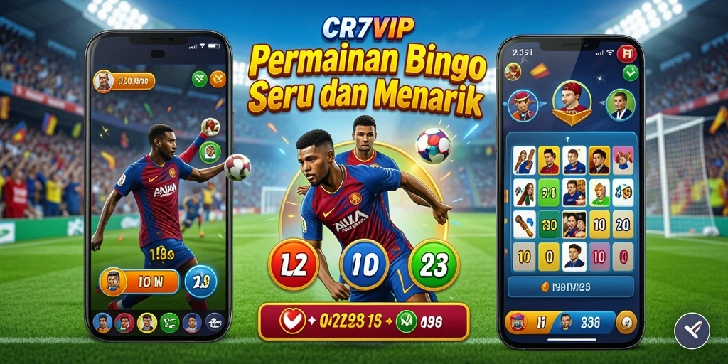 Tampilan gameplay Bingo yang menarik di CR7VIP.