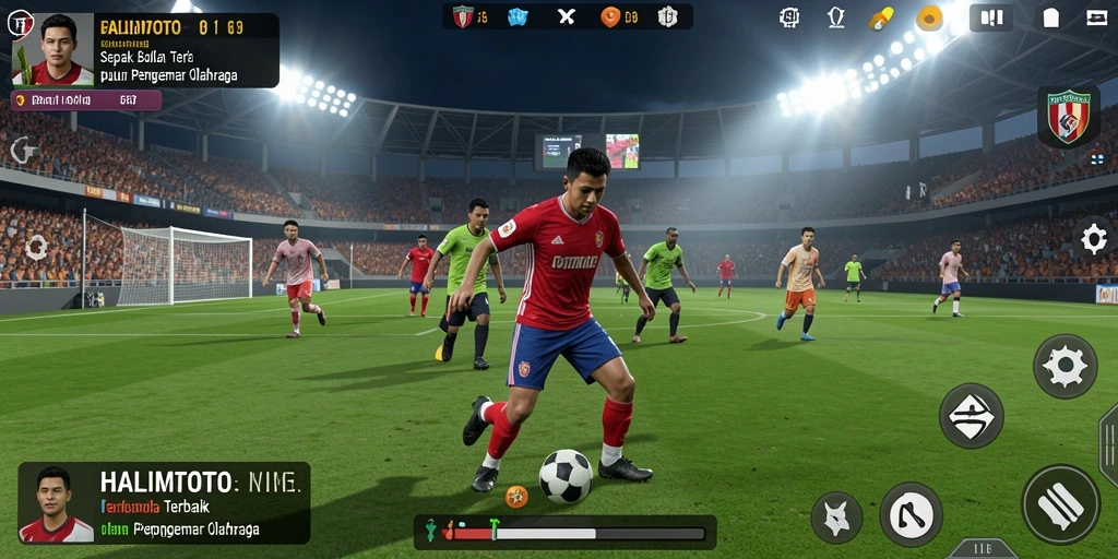 Tampilan gameplay HALIMTOTO yang menegangkan dan penuh aksi.