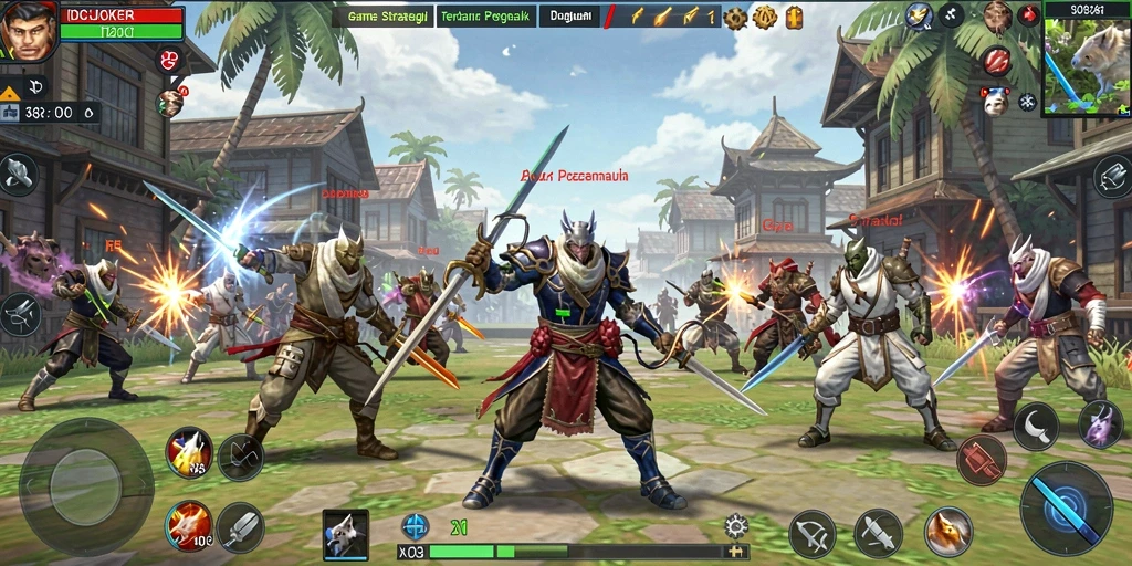 Tampilan gameplay strategis IDCJOKER yang menarik dan menantang.