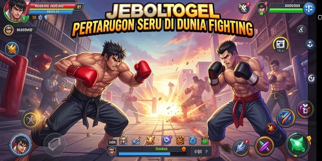 Gameplay JEBOLTOGEL menampilkan pertarungan yang intens dan mendebarkan.