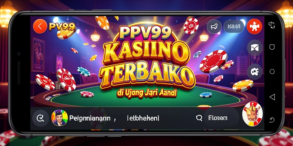 Tampilan utama PPV99 dengan berbagai permainan Kasino yang menarik.