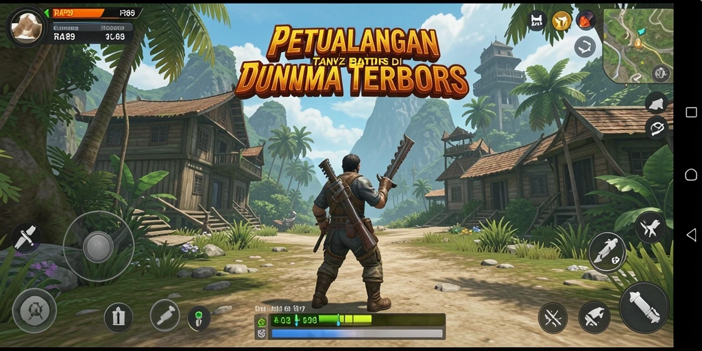 Tampilan gameplay menakjubkan di dunia terbuka RAP89.