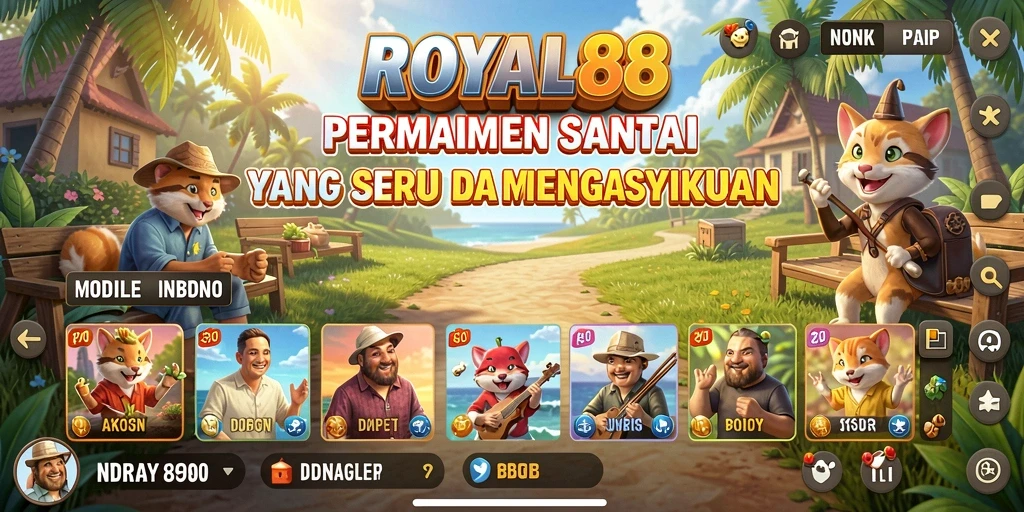 Tampilan gameplay seru dan menarik dari ROYAL88.