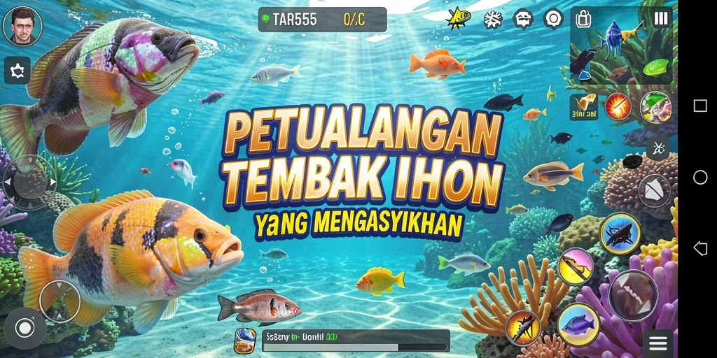 Tangkapan ikan berwarna-warni di TAR555 yang penuh aksi.