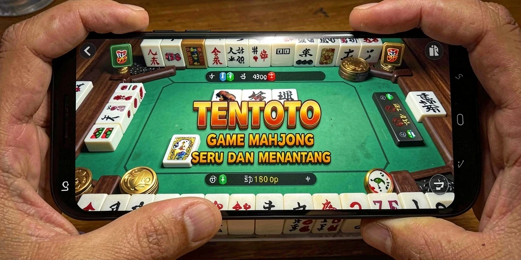 Screenshot TENTOTO menampilkan gameplay Mahjong yang seru dan menarik.