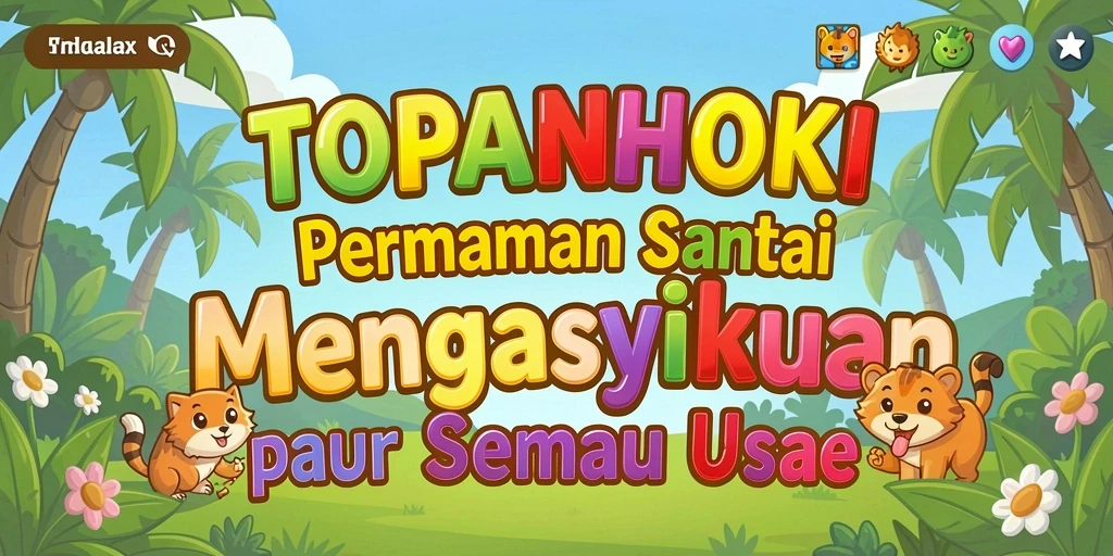 Tangkapan layar gameplay TOPANHOKI yang penuh warna dan seru.