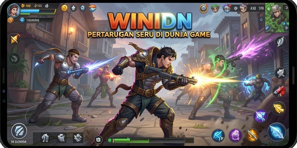 Gameplay seru dan intens dalam WINIDN.
